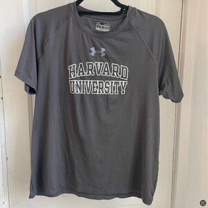 Grey Under Armour Harvard University T-Shirt - Size Medium